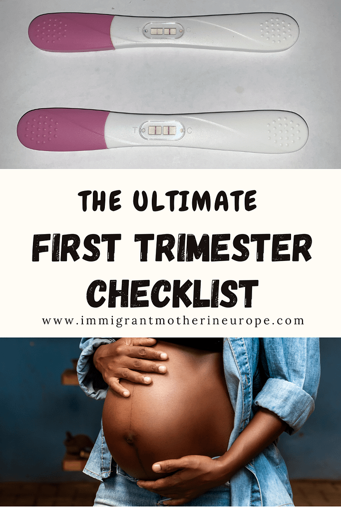 first trimester checklist