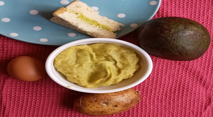 Potato, Egg & Avocado Puree