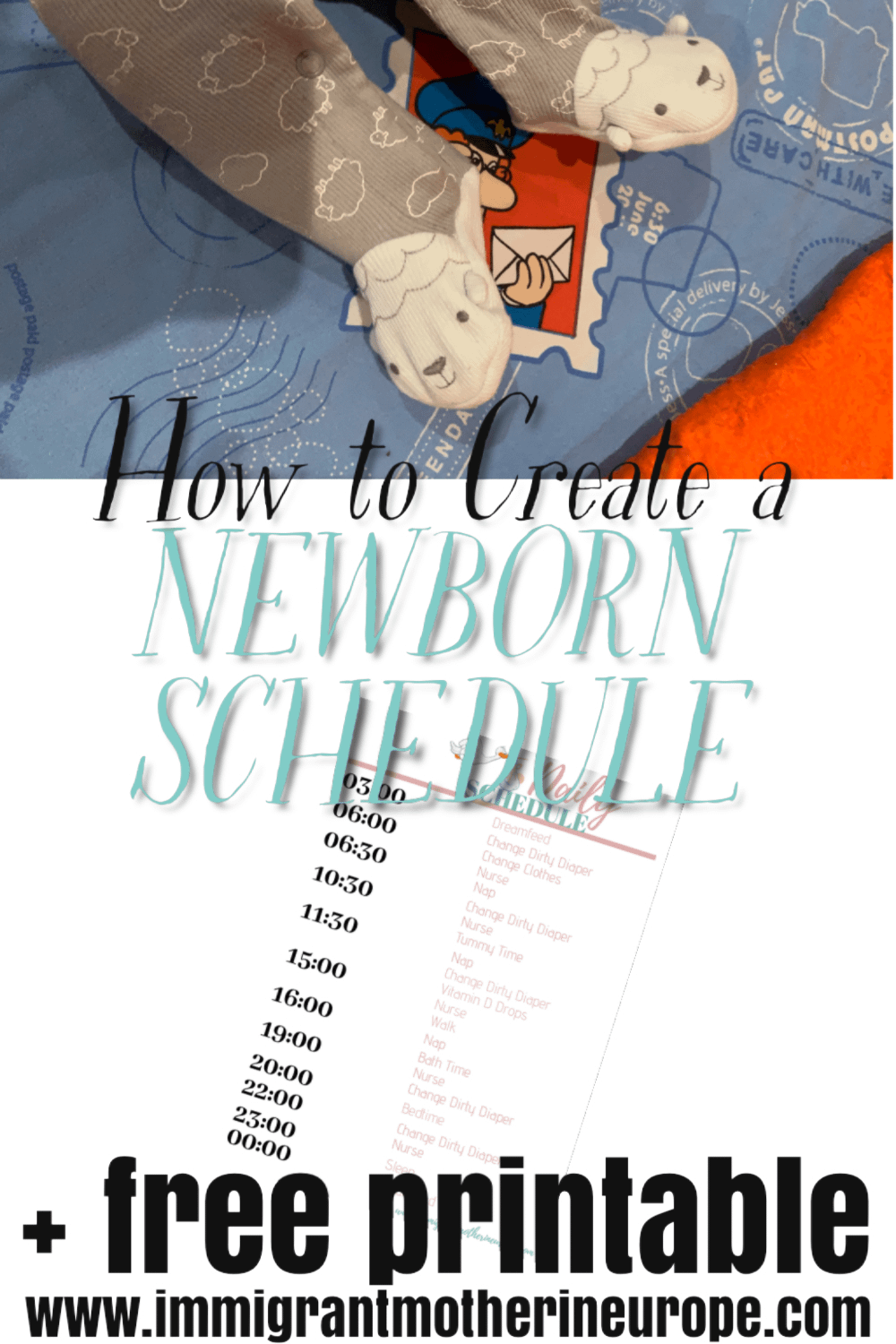 Newborn Baby Schedule Printable